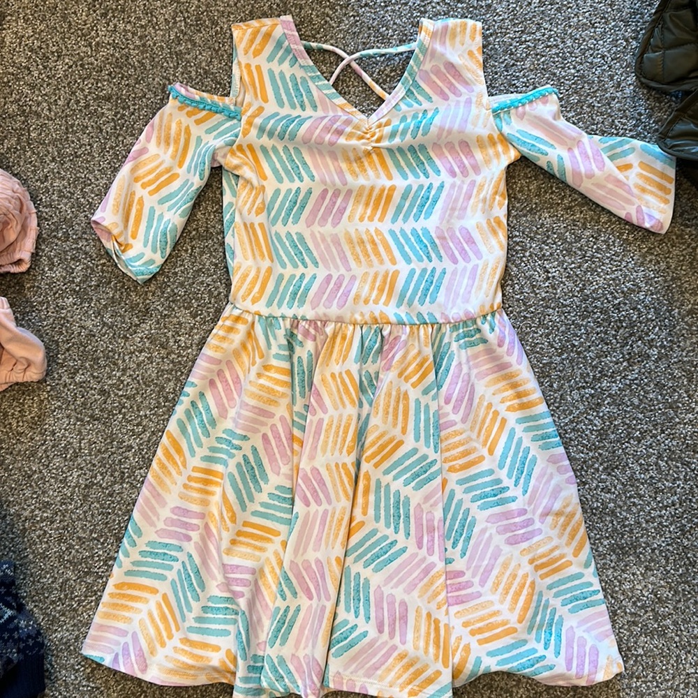 Dot dot smile twirl dress